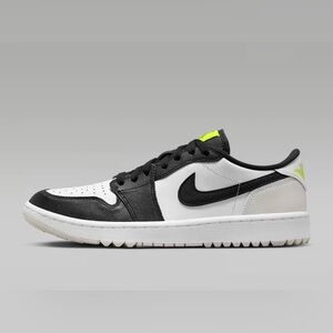 Jordan 1 Retro Low Golf Shoes White Phantom Volt Black Women 6 New